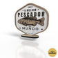 Placa personalizada 'El Mejor Pescador del Mundo'