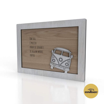 Quadro Personalizado com frase - 'Pão de Forma'-Disparidades-Cor_Carvalho (natural),Cor_Pinho (natural),Decoração de parede,frase,Pão de Forma,quadro