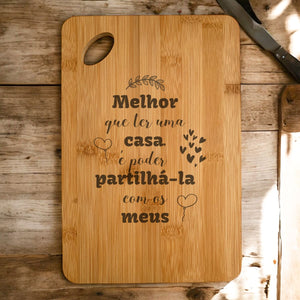 Tabla de cortar de bambú - Personalizada