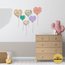 Balões Coração personalizados para parede